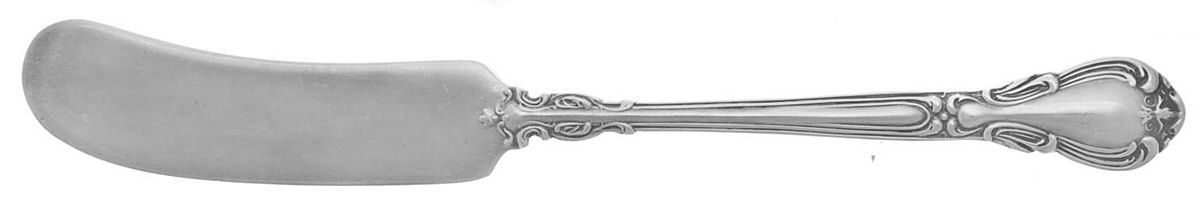 Chantilly (Sterling, No Monograms) Large Flat Handle Butter Spreader by Birks Silver-1