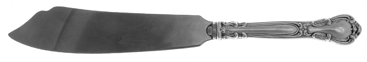 Chantilly (Sterling, No Monograms) Cake Slicer with Stainless Blade by Birks Silver-1