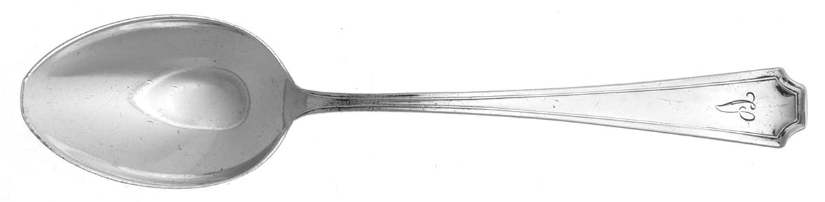 Devonshire (Sterling) Monogram Five O'Clock Teaspoon by Birks Silver-1