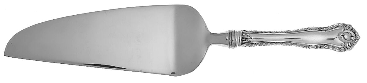 Gadroon (Sterling, No Monograms) Pie and Cake Server with Stainless Blade HC by Birks Silver-1