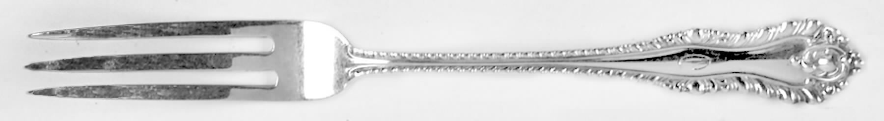 Gadroon (Sterling, No Monograms) Strawberry Fork by Birks Silver-1