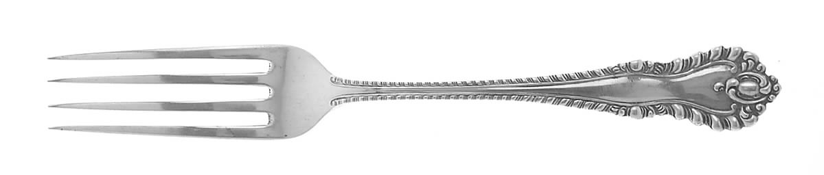 Gadroon (Sterling, No Monograms) Fork by Birks Silver-1