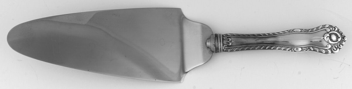 Gadroon (Sterling, No Monograms) Pie Server with Stainless Blade by Birks Silver-1