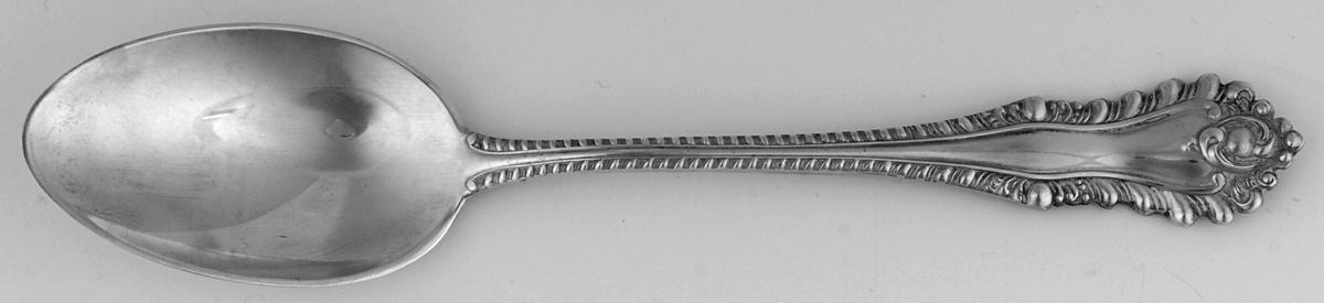Gadroon (Sterling, No Monograms) Dessert/Oval Soup Spoon by Birks Silver-1