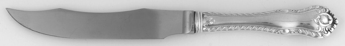 Gadroon (Sterling, No Monograms) Individual Fish Knife with Stainless Blade by Birks Silver-1