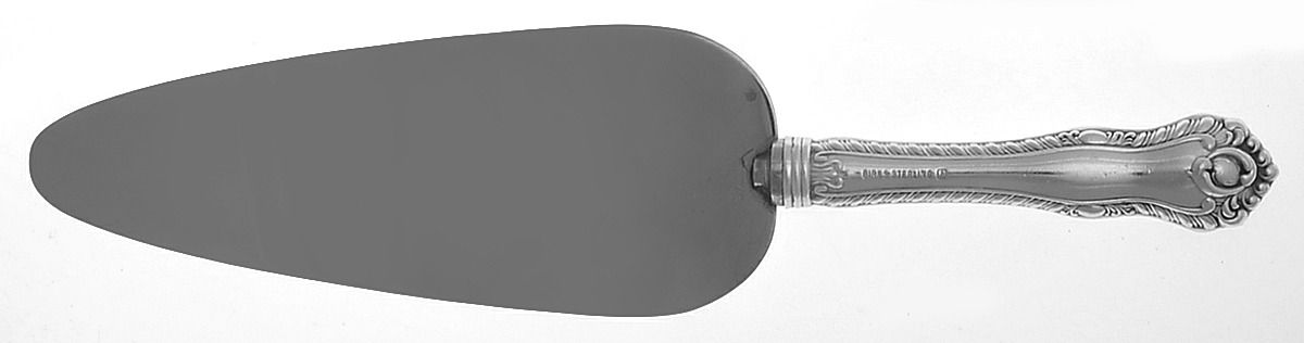 Gadroon (Sterling, No Monograms) Pie Server with Stainless Blade by Birks Silver-1