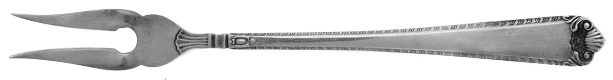 George II-Plain (Sterling, 1914) Olive Fork by Birks Silver-1