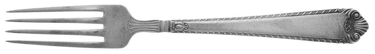 George II-Plain (Sterling, 1914) Fork by Birks Silver-1