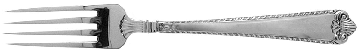 George II-Plain (Sterling, 1914) Fork by Birks Silver-1