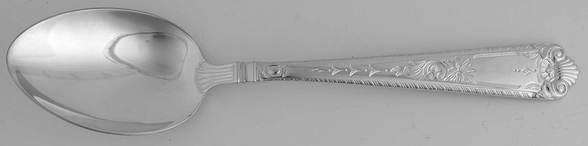 George II-Engraved (Sterling, 1998) Tablespoon (Serving Spoon) by Birks Silver-1