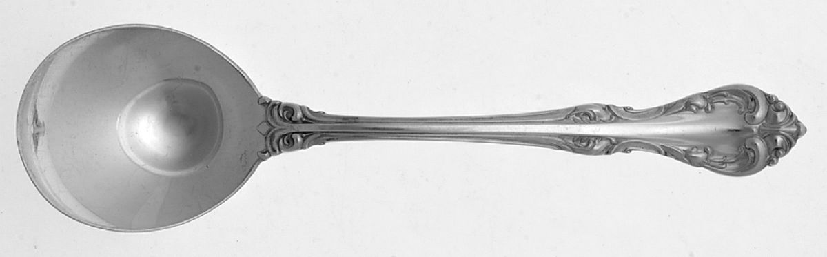Laurentian (Sterling) Round Bowl Soup Spoon (Cream Soup) by Birks Silver-1