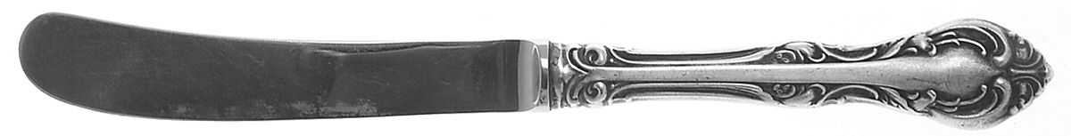 Laurentian (Sterling) Butter Spreader Hollow Hdl-Paddle/Stainless Blade by Birks Silver-1