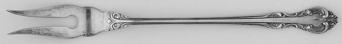 Laurentian (Sterling) Short Handle Pickle/Olive Fork by Birks Silver-1