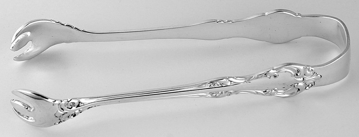 Laurentian (Sterling) Sugar Tongs by Birks Silver-1