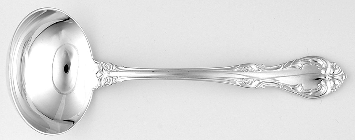 Laurentian (Sterling) Solid Gravy Ladle by Birks Silver-1