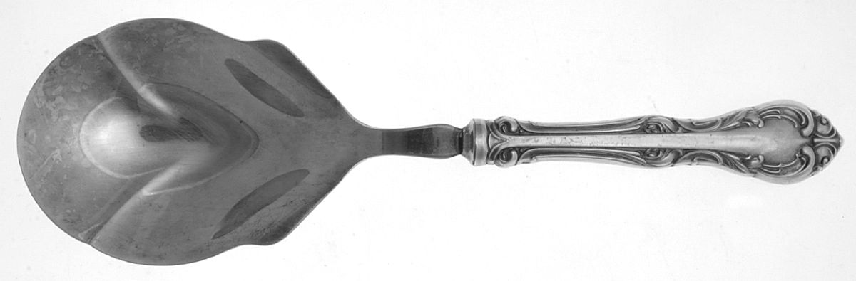 Laurentian (Sterling) Hollow Handle Berry/Casserole Spoon by Birks Silver-1