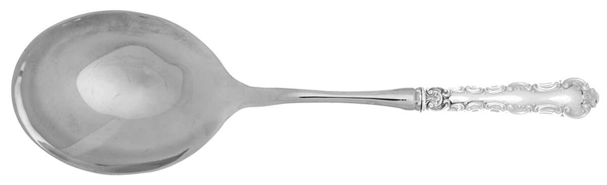 Louis De France (Silverplate) Casserole Spoon with Smooth Stainless Bowl HC by Birks Silver-1