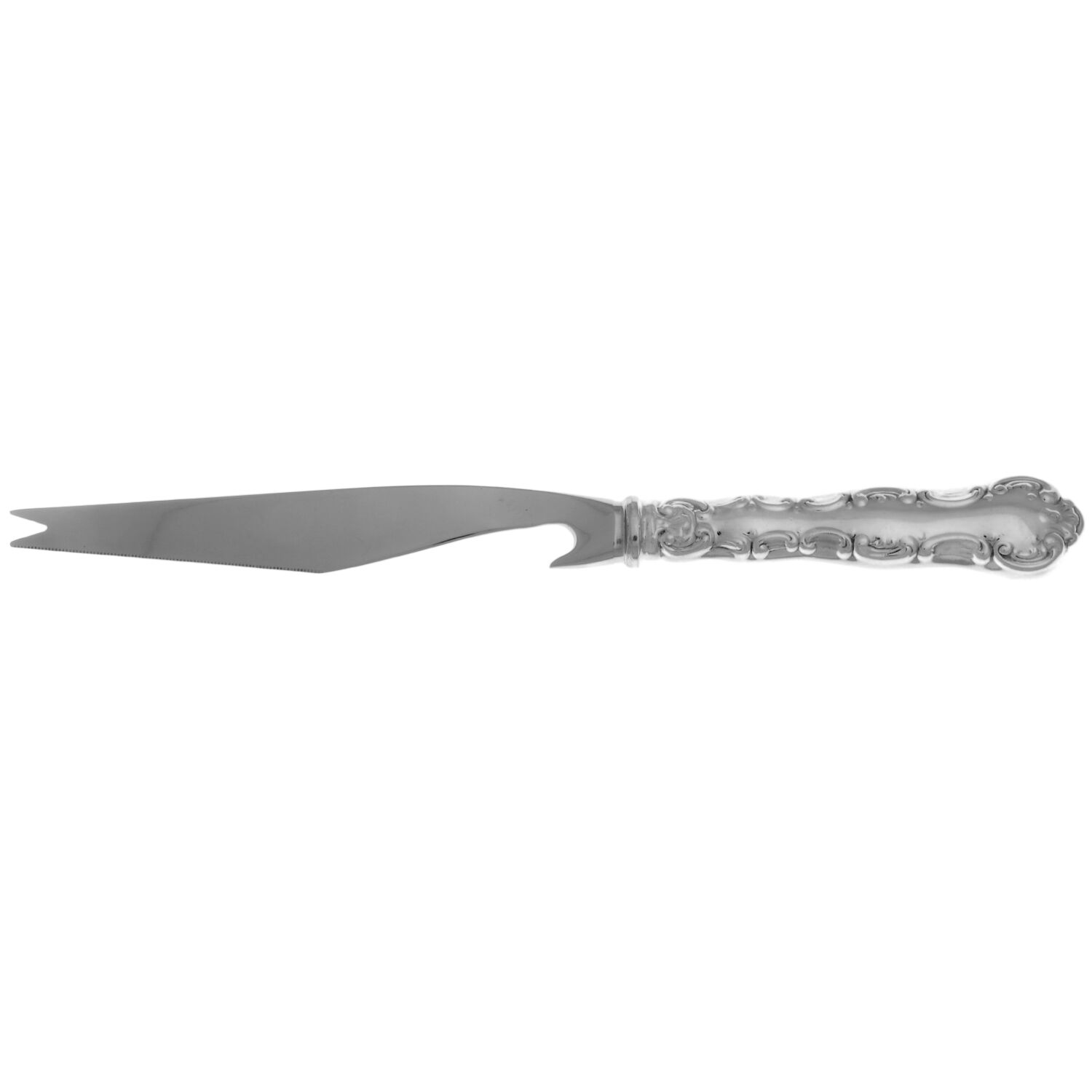 Louis De France (Silverplate) Bar Knife Serving with Stainless Blade HC by Birks Silver-1