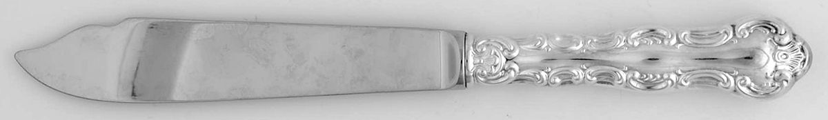 Louis De France (Silverplate) Individual Fish Knife with Stainless Blade by Birks Silver-1