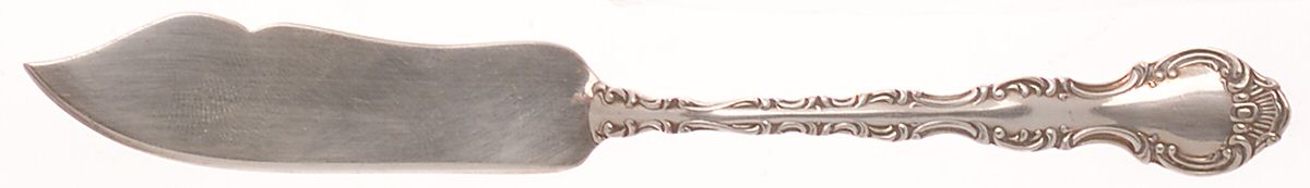 Louis De France (Silverplate) Flat Handle Master Butter Knife by Birks Silver-1