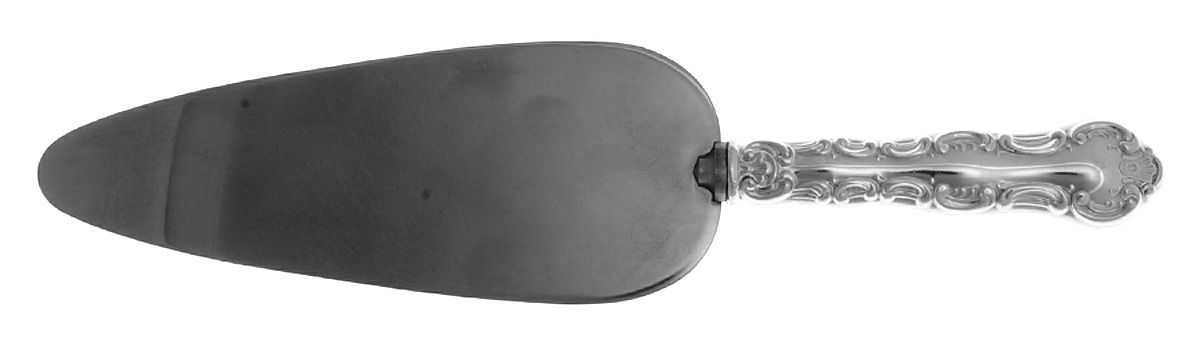 Louis De France (Silverplate) Pie Server with Stainless Blade by Birks Silver-1
