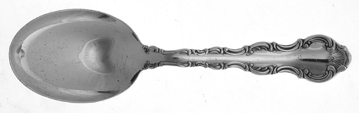 Louis De France (Silverplate) Straight Handle Baby Spoon by Birks Silver-1