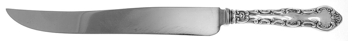 Louis De France (Silverplate) Large Stainless Blade Roast Carving Knife by Birks Silver-1
