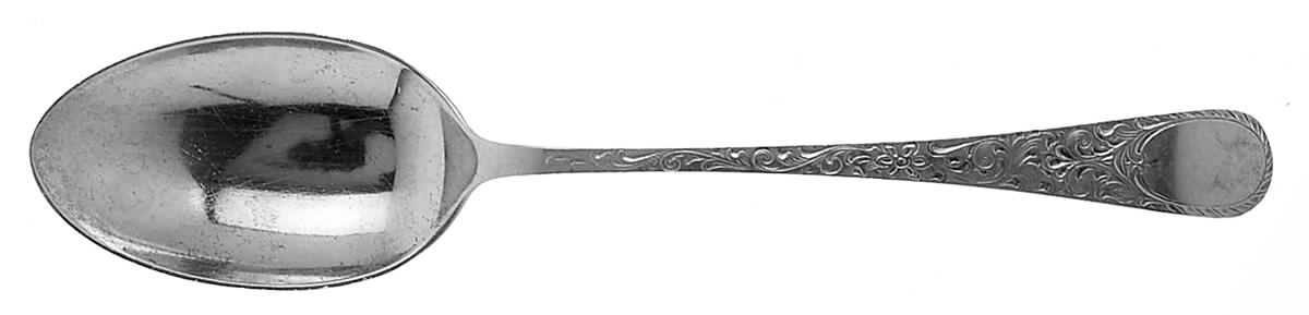 London Engraved (Sterling, 1914, No Monograms) Tablespoon (Serving Spoon) by Birks Silver-1