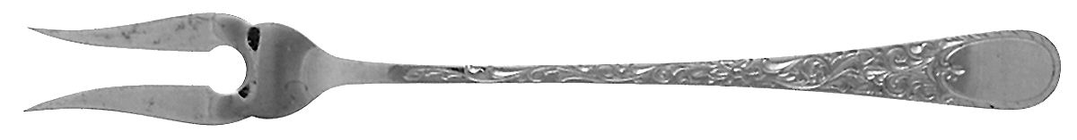 London Engraved (Sterling, 1914, No Monograms) Short Handle Pickle/Olive Fork by Birks Silver-1
