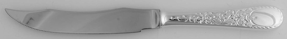 London Engraved (Sterling, 1914, No Monograms) Individual Steak Knife Hollow Handle by Birks Silver-1