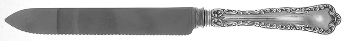 Louis XV (Sterling, 1914) Cake Knife with Stainless Blade by Birks Silver-1