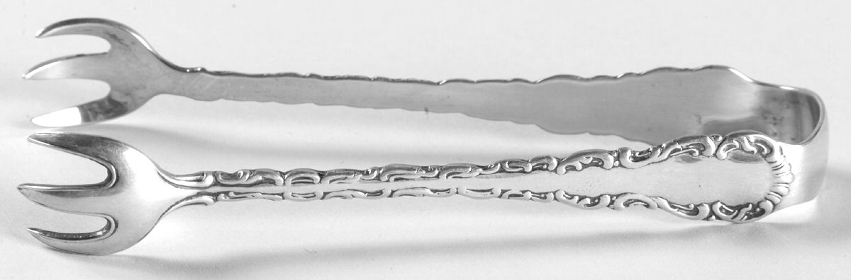 Louis XV (Sterling, 1914) Small Sugar Tongs by Birks Silver-1