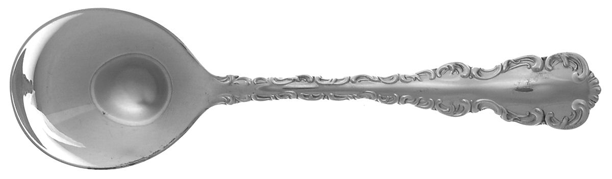 Louis XV (Sterling, 1914) Round Bowl Soup Spoon (Cream Soup) by Birks Silver-1