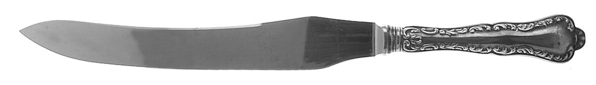 Louis XV (Sterling, 1914) Large Stainless Blade Roast Carving Knife by Birks Silver-1