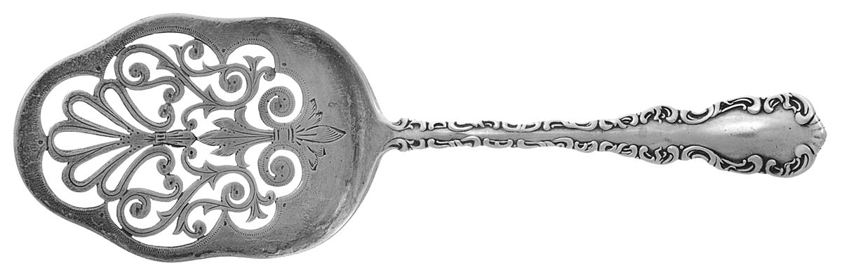 Louis XV (Sterling, 1914) Bright Cut Solid Tomato Server by Birks Silver-1