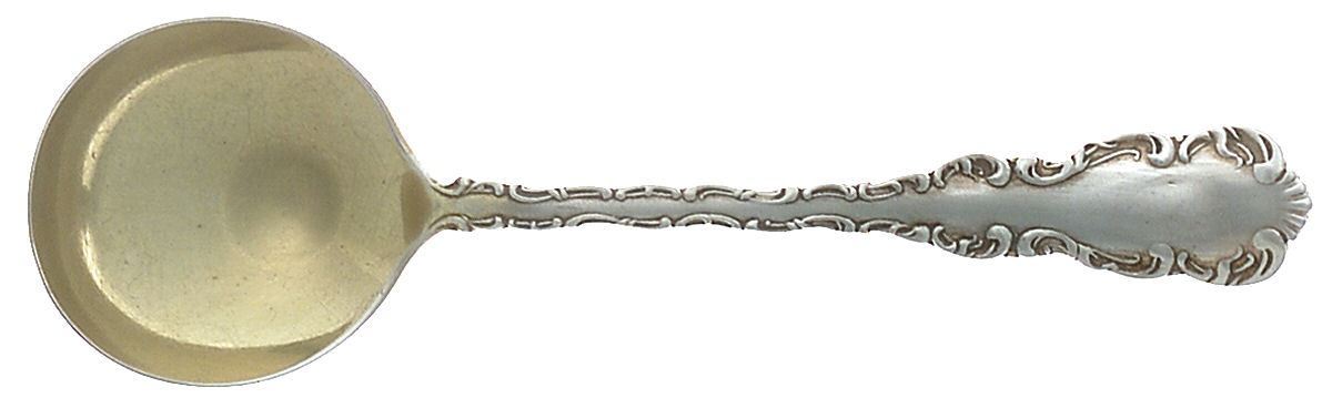 Louis XV (Sterling, 1914) Round Bowl Soup Spoon (Bouillon) by Birks Silver-1