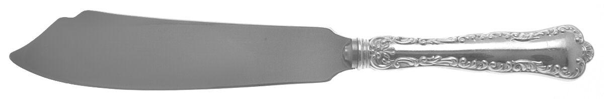 Louis XV (Sterling, 1914) Cake Slicer with Stainless Blade by Birks Silver-1