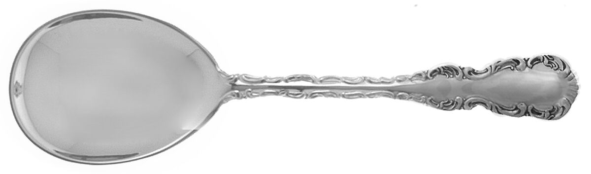 Louis XV (Sterling, 1914) Old Style Oval Soup Spoon by Birks Silver-1