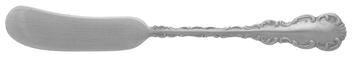 Louis XV (Sterling, 1914) Large Flat Handle Butter Spreader by Birks Silver-1