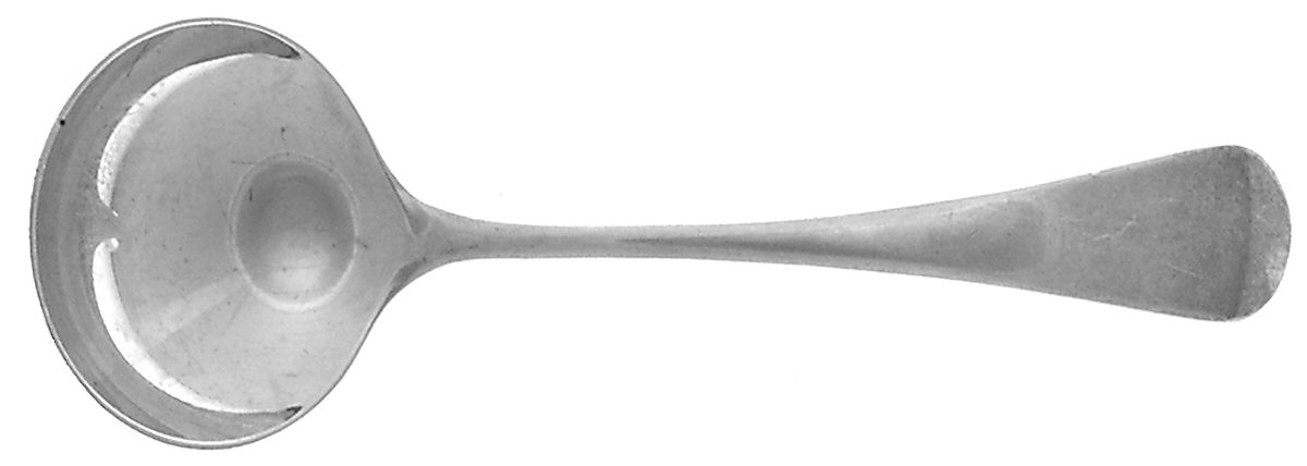 Old English (Sterling) Small Short Handle Chocolate Spoon by Birks Silver-1