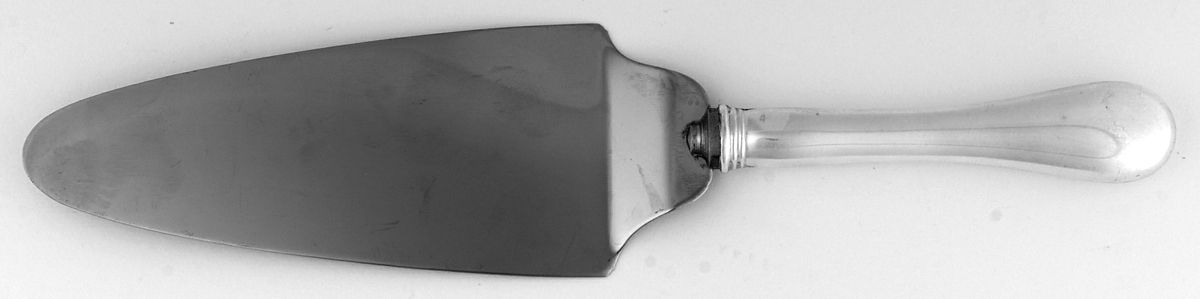 Old English (Sterling) Pie Server with Stainless Blade by Birks Silver-1