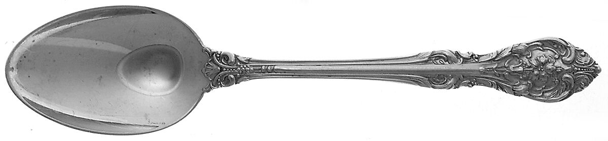 Orleans (Sterling) Monogram Five O'Clock Teaspoon by Birks Silver-1
