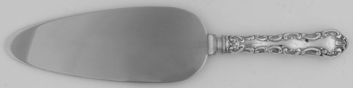 Pompadour (Sterling, 1914, No Monograms) Pie Server with Stainless Blade by Birks Silver-1