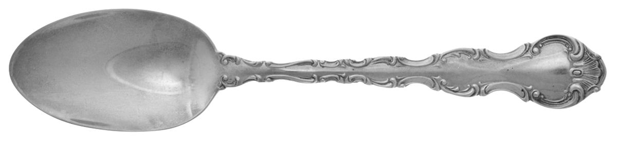Pompadour (Sterling, 1914, No Monograms) Dessert/Oval Soup Spoon by Birks Silver-1