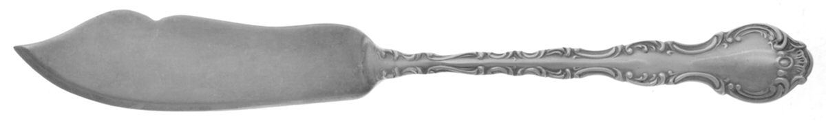 Pompadour (Sterling, 1914, No Monograms) Flat Handle Master Butter Knife by Birks Silver-1