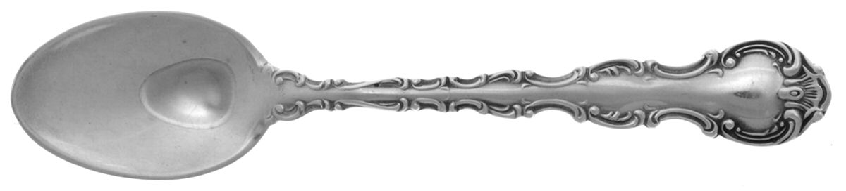 Pompadour (Sterling, 1914, No Monograms) Demitasse Spoon by Birks Silver-1