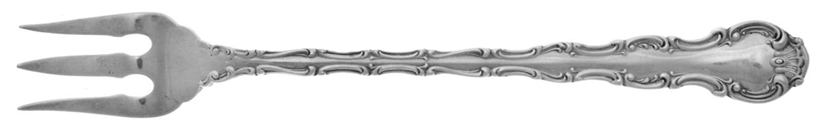 Pompadour (Sterling, 1914, No Monograms) Oyster Fork by Birks Silver-1