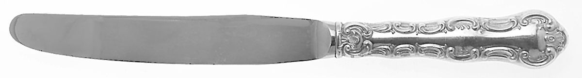 Pompadour (Sterling, 1914, No Monograms) Modern Hollow Knife by Birks Silver-1