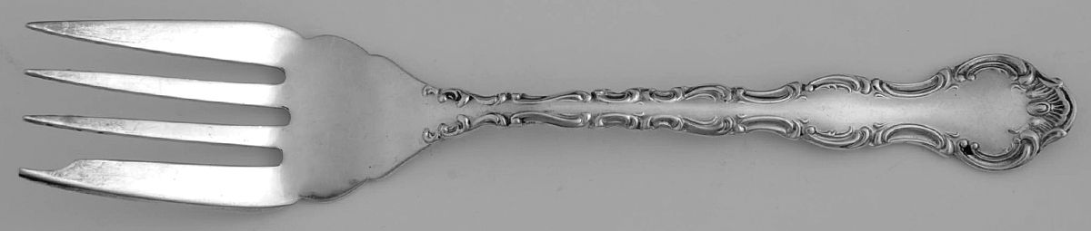 Pompadour (Sterling, 1914, No Monograms) Individual Salad Fork by Birks Silver-1