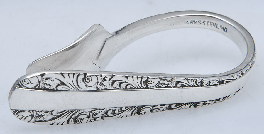 Rose Bower (Sterling, No Monograms) Napkin Clip HC by Birks Silver-1